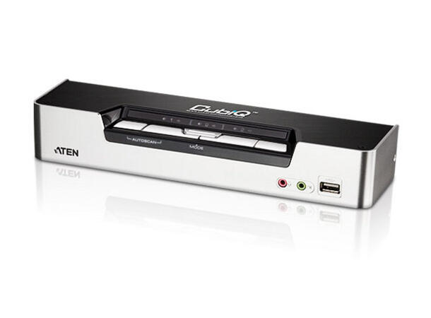 Aten KVM  4-PC 1-User CubiQ CS1794 Switch Box | HDMI | USB| Audio 